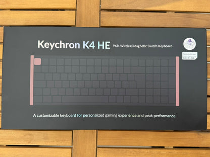 Originalverpackung Keychron K4 HE 96% Wireless Magnetic Switch Keyboard mit Nebula Linear Gateron Switches, Modell K4H-F1-DE